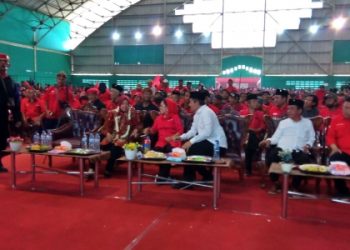 SAE Bersama Risma Hadiri Rakercabsus PDI Perjuangan Sidoarjo