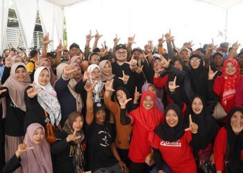 Kampanye Perdana di Wilayah Utara, Mas Ditho Janjikan Elpiji Melon Lancar