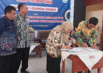Kerjasama Dengan Ubhara SMA Negeri 1 Gedangan Gelar Pelatihan Softskill