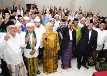 Kiai-Santri se-Banyuwangi All In untuk Kemenangan Khofifah-Emil