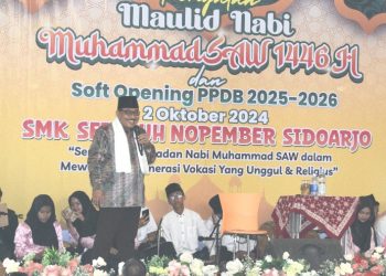 Generasi Vokasi SMK Sepuluh Nopember Sidoarjo Semangat Tauladani Nabi Muhammad