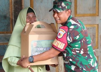 Peduli Penyandang Disabilitas, Dandim Kediri Berikan Bansos