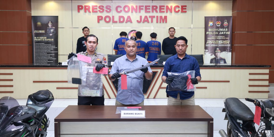 Tiga Begal Asal Pasuruan Ditangkap Subdit Jatanras Polda Jatim