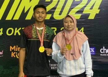 Alumni SMP Negeri 2 Sidoarjo, Raih 2 Medali Emas Bulutangkis Kejurprov Jatim 2024