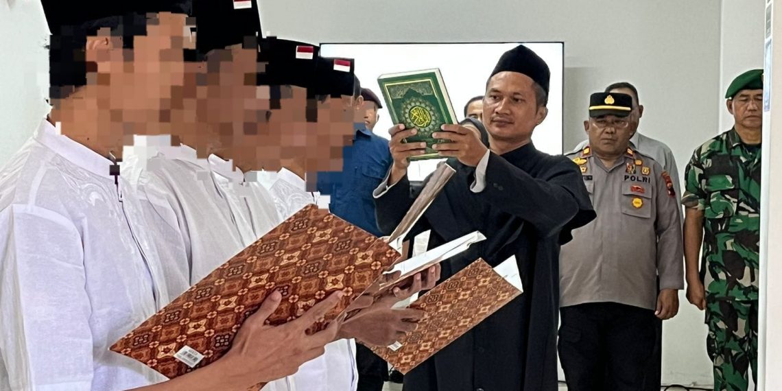 4 Napiter Lapas Pasir Putih Nusakambangan Ikrar Setia Kepada NKRI