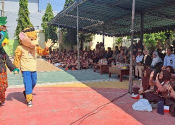 Ribuan Siswa SMAN 1 Gedangan Antusias Ikuti Sosialisasi Pemilih Pemula, Masih Bingung Siapa Yang Dipilih ?