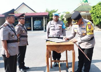 AKP Anwar Iskandar Resmi Jabat Kasat Resnarkoba Polres Kediri