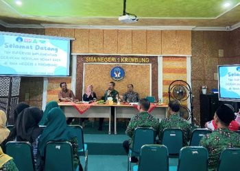 Kementerian Pendidikan Tinjau Gerakan Sekolah Sehat di SMA Negeri Krembung
