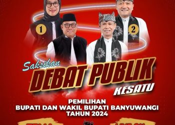 KPU Banyuwangi Imbau Masyarakat Simak Visi-Misi Paslon dalam Debat Publik Kesatu Pilkada 2024, Malam Ini