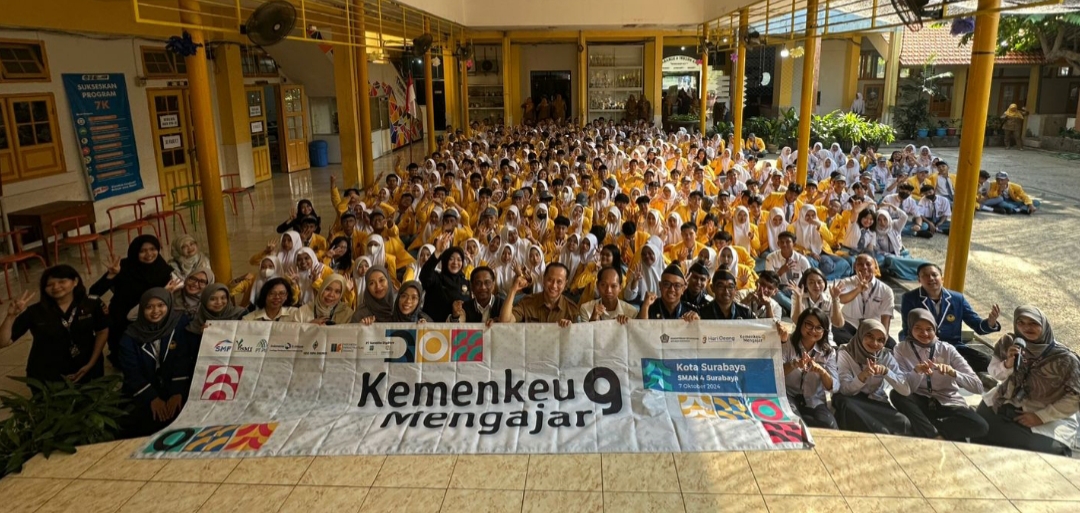 Kemenkeu Mengajar 9, Diikuti 1.400 Generasi Emas di Surabaya