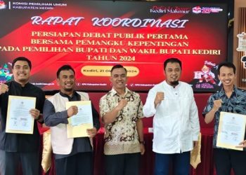 Siapkan Debat Publik Pertama Cabup Kediri pada 24 Oktober, KPU Batasi Peserta