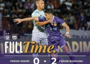Rekor Buruk Persik Kediri, Dilibas Persib Bandung di Kandang Sendiri