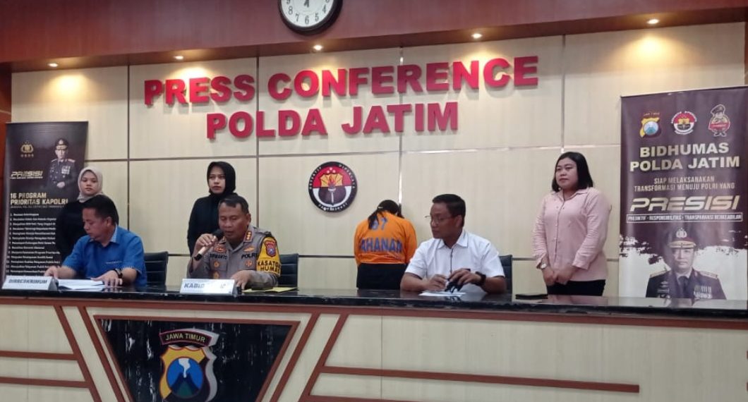 Ditreskrimum Polda Jatim Tangkap Babysitter Asal Bone