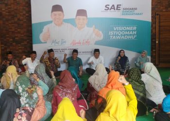 Nyai dan Ning Keluarga Pondok Pesantren di Sidoarjo Dukung Paslon No 2