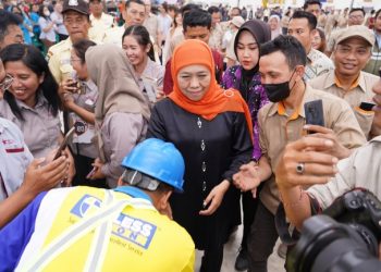 Bawa Solusi Peningkatan Kesejahteraan, Serikat Pekerja Jatim Dukung Penuh Khofifah