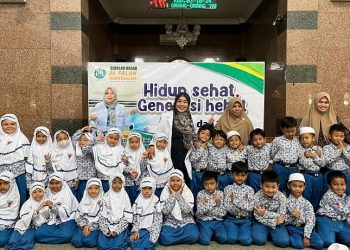 Ratusan Siswa SD Al Falah Darussalam Diajak Hidup Sehat Menuju Generasi Hebat