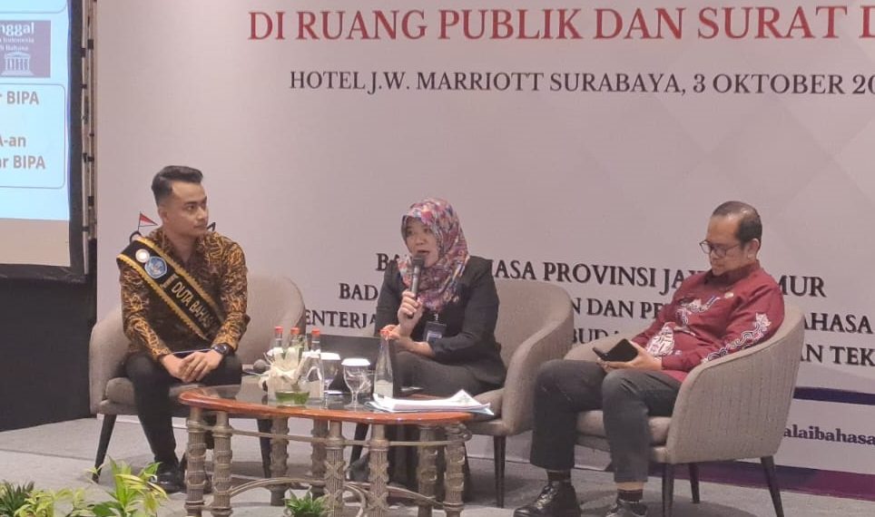 Balai Bahasa Jatim Evaluasi Pengutamaan Bahasa Indonesia di Ruang Publik dan Surat Dinas