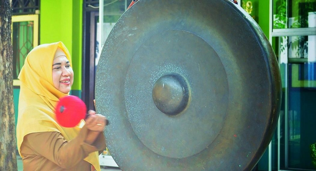 Gong dan Kentongan Memulai Perjalanan P5 di SMAN 1 Tarik Untuk Lingkungan dan Budaya