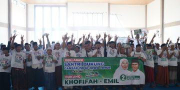Relawan Santri Dukung Ganjar Jatim Gabung Gokil Gaspoll untuk Menangkan Khofifah-Emil