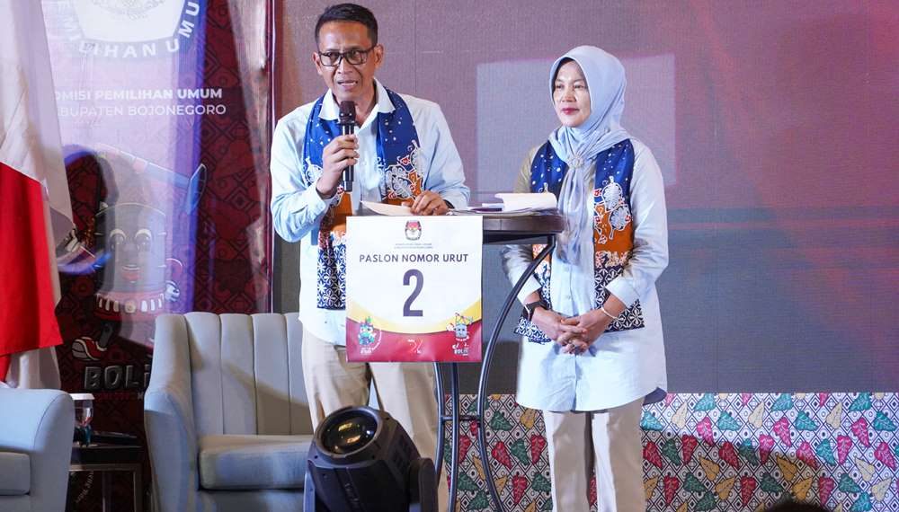 Berikut Jadwal Pasangan Nomor Urut 2 Wahono-Nurul Nyoblos di Bojonegoro