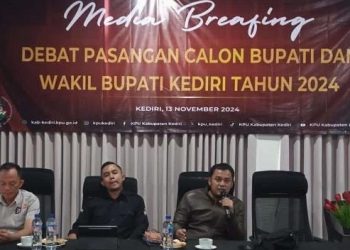 Besok, KPU Kabupaten Kediri Gelar Debat Paslon Terakhir