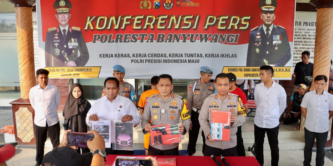 Polresta Banyuwangi Tetapkan MMA Sebagai Tersangka Kasus Penodongan Jukir