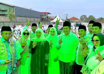 Khofifah – Mas Iin Sepanggung, Apresiasi Ribuan Dukungan dari Santri Keluarga Bumi Shalawat