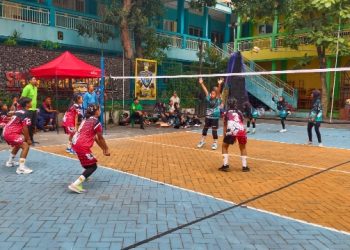 SMK Krian 1 Sidoarjo Gelar Turnamen Bola Voli SD/MI SMP/MTs se Jawa-Madura