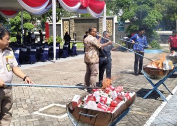 Barang Impor Ilegal Rp 86,9 Miliar, Dimusnahkan Bea Cukai Juanda