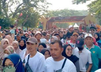Geber Jalan Sehat, Cara KPU Jatim Maksimlkan Partisipasi Masyarakat dalam Pilkada Serentak 2024