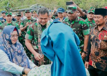 Dongkrak Produktivitas Pertanian Bawean, Plt Bupati Gresik Dampingi KSAD Launching Pipanisasi TNI AD Manunggal Air