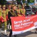 SMK Krian 1 Sidoarjo Peringati Hari Pahlawan Nasional Dengan Gerak Jalan Nusantara