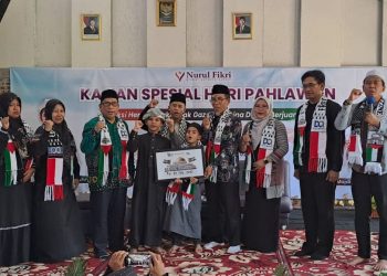 Nurul Fikri Serahkan Bantuan Peduli Kemanusiaan, Hadirkan Anak Pejuang dari Gaza