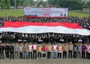 Gelar Apel Siaga, Ribuan Pengawas-Bawaslu Gresik Siap Kawal Pilkada Serentak 2024