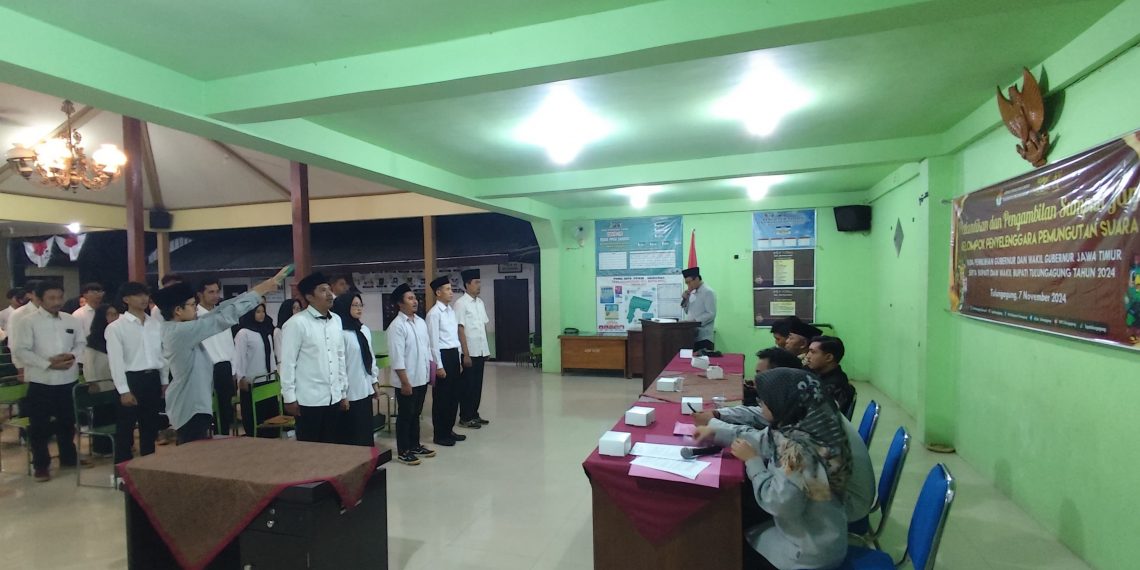 Anggota KPPS Gedangsewu Dilantik