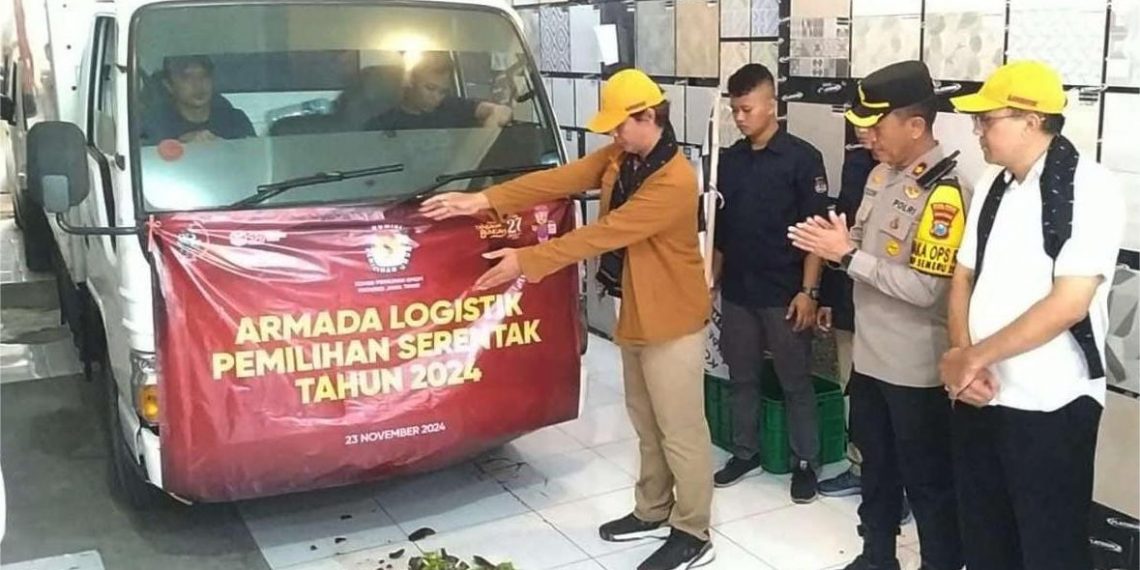 KPU Kota Kediri Mulai Distribusikan Logistik untuk Pilkada 27 November 2024