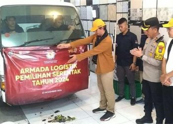 KPU Kota Kediri Mulai Distribusikan Logistik untuk Pilkada 27 November 2024