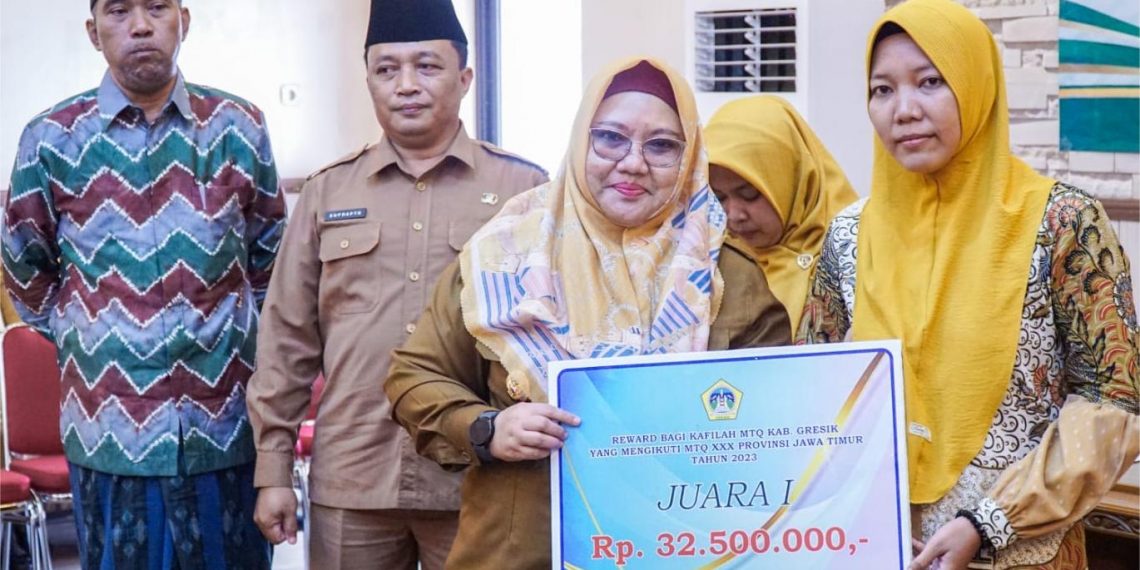 Meski Terlambat, Pemkab Gresik Akhirnya Berikan Reward kepada Kafilah MTQ ke-30 Jatim 2023
