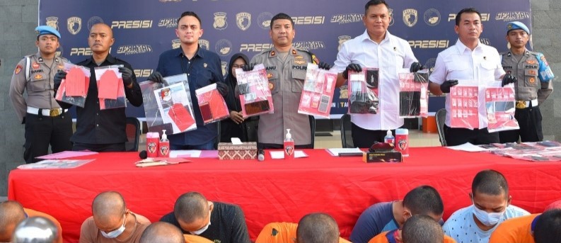 Selama 18 Hari, Polres Gresik Amankan Puluhan Tersangka Judi Online, Narkoba, hingga Kehahatan terhadap Anak