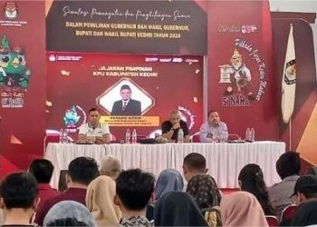 Jelang Pilkada, KPU Kabupaten Kediri Gelar Simulasi Pemungutan dan Perhitungan Suara