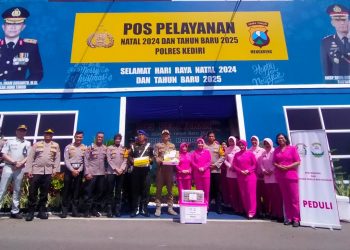 Libur Nataru, Kapolres Kediri Cek Kesiapan Pos Mengkreng untuk Antisipasi Peningkatan Arus Kendaraan