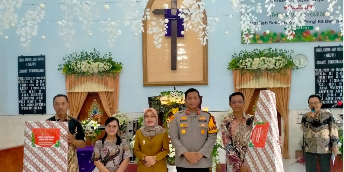 Patroli Gabungan Pemkab Kediri Jelang Natal, Pastikan Umat Kristiani Beribadah dengan Nyaman