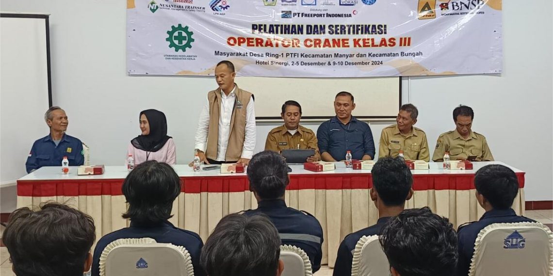 Tekan Tingkat Pengangguran, Rumah Vokasi Gresik Gandeng Freeport Gelar Pelatihan Kerja Berbasis Kompetensi