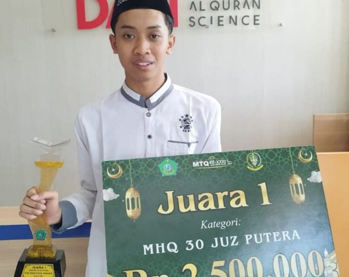 Hafal 30 Juz, M Faqih Santri MA Dafi Jadi Wakil MHQ ke Jawa Timur