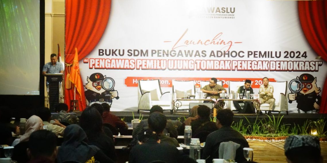 Bawaslu Banyuwangi Gelar Launching dan Bedah Buku Tentang Pengawas Pemilu 2024