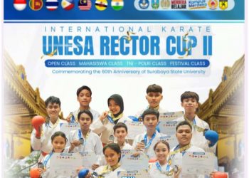 SMA Negeri 1 Tarik Borong 10 Medali Ajang Karate Internasional Unesa Rektor Cup II 2024