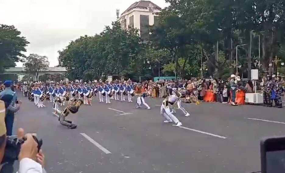 GS Jala Swara Madani Turut Semarakkan Navy Parade Penutupan Peringatan Hari Armada RI