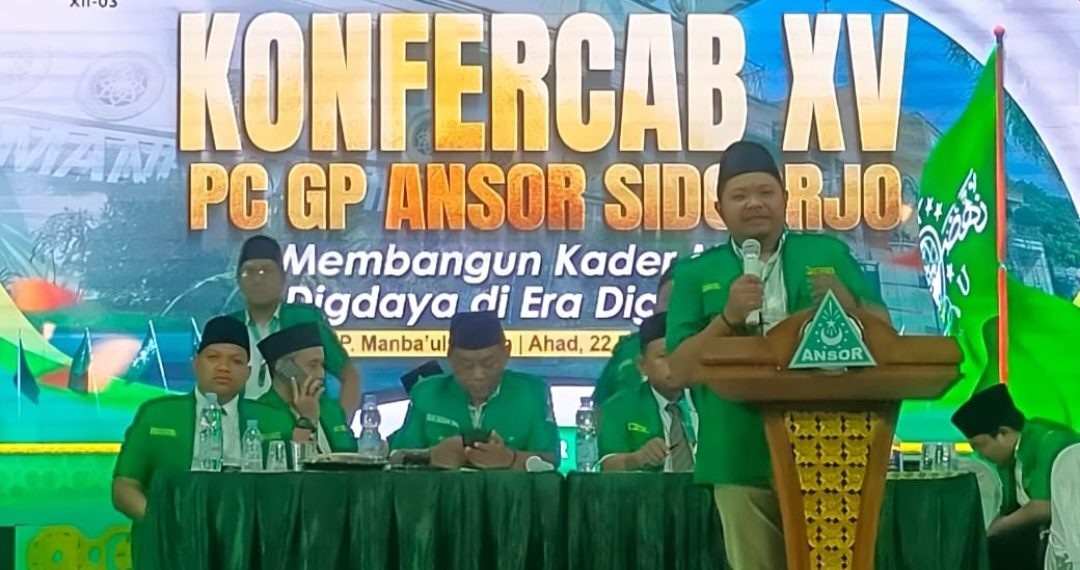 Choirul Mu’minin Resmi Terpilih Sebagai Ketua PC GP Ansor Sidoarjo Masa Khidmah 2024-2028