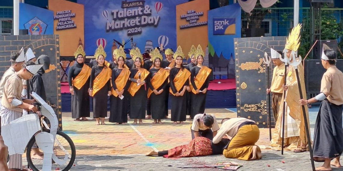 Gelar Karya P5 SMK Krian 1 Sidoarjo Disambut Antusias Orang Tua Siswa