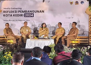 PJ Wali Kota Kediri Lakukan Refleksi Pembangunan 2024 bersama Insan Pers